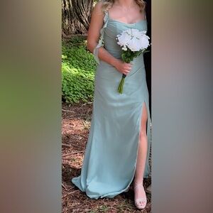 Azazie Dress in Matcha